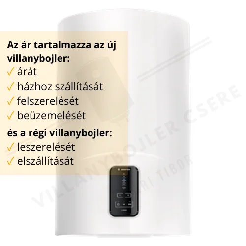 Ariston bojler – kiszállítás – felszerelés – régi bojler elszállítás