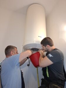 Bojler tisztítás szakember által, vízkő eltávolítása