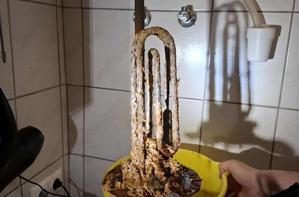 Vízköves bojler jelei